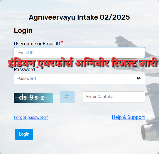 Indian Air Force Agniveer Result 2024